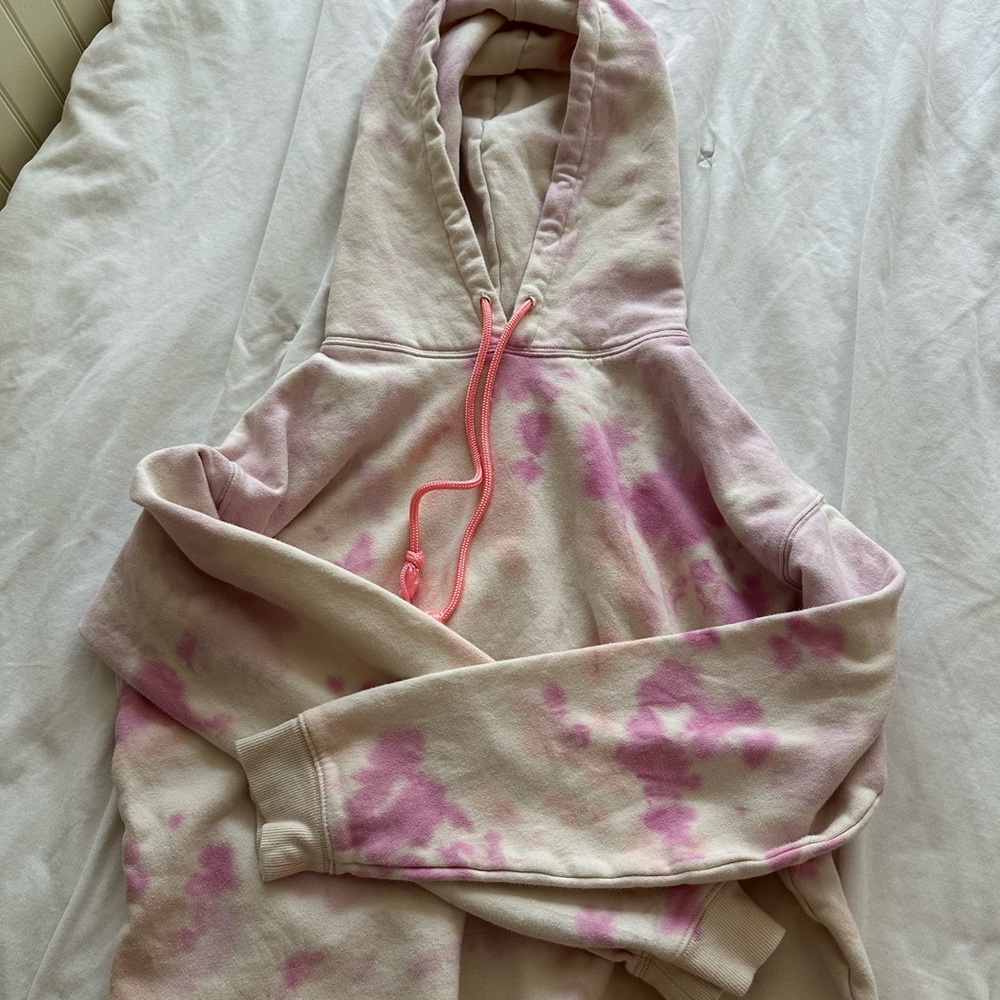 Pink Tie-Dye Hoodie